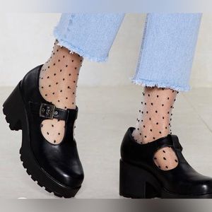 Chunky T-Strap Mary Janes